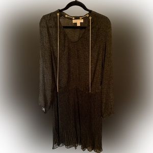 Michael Kora chiffon shirt dress